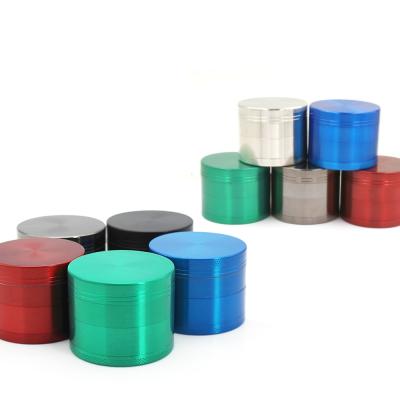 China Custom Zinc Alloy 9Color Weed Grinder LOGO Weed Grinder 40mm Herb Grinder for sale