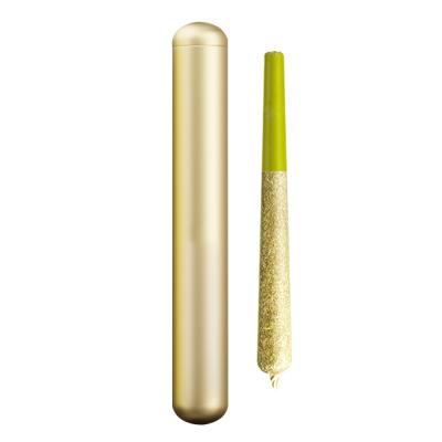 China Pre Hide Hot Sale Portable Roll Weed Grass Grinder Tube Aluminum Weed Pot Roll Pre Protector Case Waterproof Joint Tube for sale