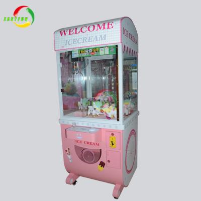 China New design game center coin operated ice cream toy crane claw selling game machine for sale