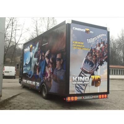 China Leg Field China Factory Professional Truck Mobile Cinema 6 DOF 5D Cinema Simulator For Sale for sale