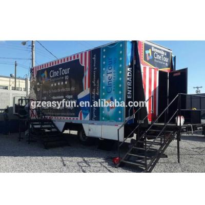 China Mobile 7d Cinema Leg Field Simulator 5d 7d 9d 12d Cinema Simulator Truck Hydraulic Motor For Amusement Park for sale