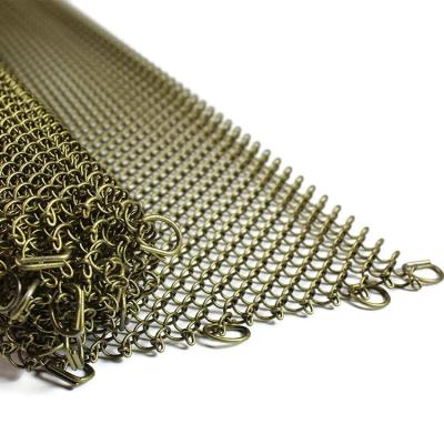 China Durable Fire Retardant Metal Chain Link Curtain for sale