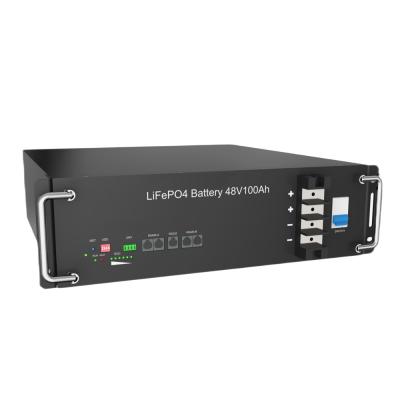 China Hyper 48100 Rack Mount LiFePO4 batterij, 5120Wh, 51.2V, 100Ah, High Performance Energy Storage Solution Te koop