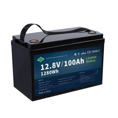 China Hertz 12100 12.8V 100Ah LiFePO4 Lithium Batteries for Golf Cart, RV, Off-Grid, and Backup Power Solutions for sale