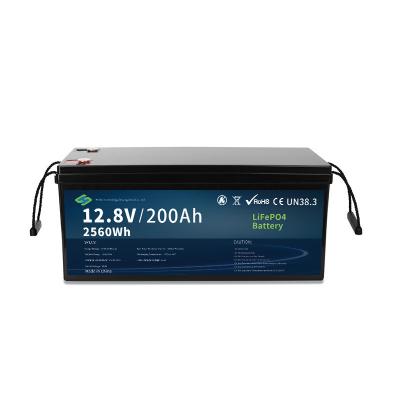 China Hertz 12200 LiFePO4 Li-Ion RV Battery 12.8V 100Ah 2560Wh, Deep Cycle, 6000+ Life Cycles, IP65 Waterproof for sale