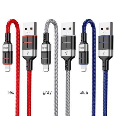 China KAKUSIGA Data Transfer Cable Aluminum Alloy USB Cable Mobile Phone USB Data Cable Fast Charging Faster Charging IOS for sale