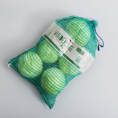 China Recyclable Plastic Cabbage Bag With Label PP Gauze Mesh Bags For Cabbages for sale