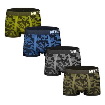 China Customized Comfortable Seamless Mens Underwear Boxer Antibacterial Shorts Custom Logo Nylon Underwear For Men for sale