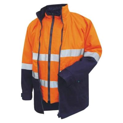 China Wholesale Men's Jacket Construction Tape Working Reflective Work Reflective Shirts Works Warm Clothes Safety Industry Protector for sale