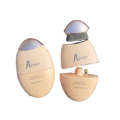 China Whitening Private Label Face Base Makeup Ariy Light Pad Radiation Liquid Waterproof BB Cream With Brush for sale