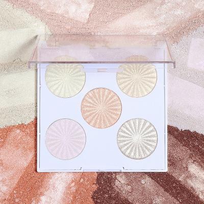 China Sunscreen Highlighter Bar Powder Shimmer Blush Palette Makeup Bronzer Glow Face Contour Shimmer Highlighter Ginger Make Your Logo for sale