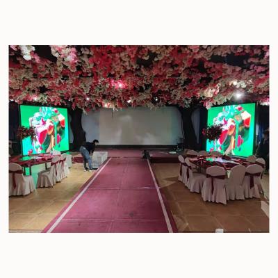 China Video / picture / text high resolution seamless indoor led video wall display panel p25 smd2121 full color led screen indoor advertising display for sale