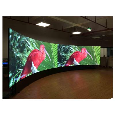 China Video/Picture/Text Shenzhen indoor soft big p2.5 screen led wall 3D window advertising curved flexible led display for sale