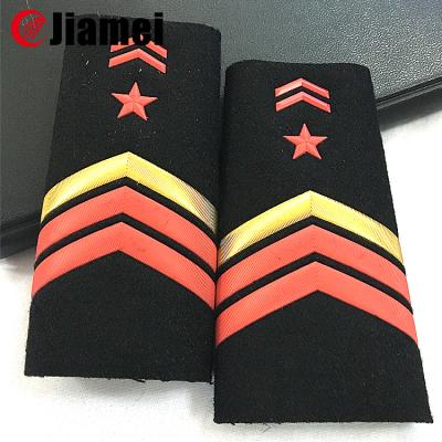 China Custom Military Uniform Shoulder Boards Security Equipment Epaulet for sale