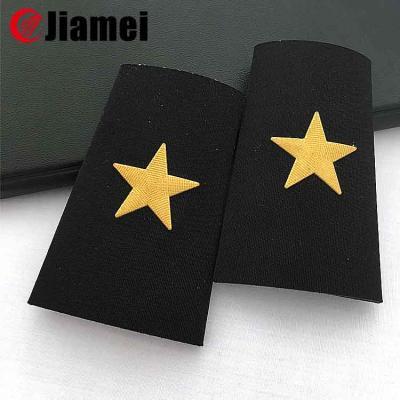 China Eco - Friendly Officer Labels Military Uniforms Army Uniform Shoulder Badges for sale