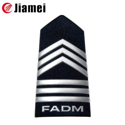 China Custom Factory 3D Airline Hostess Accessories Uniform Badge and Epaulet for sale