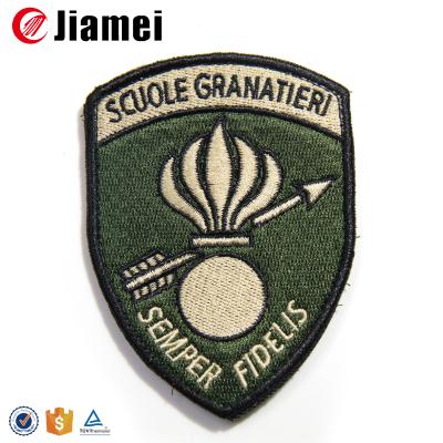 China Eco - Friendly Custom Uniform Accessories Arms Patch Embroidery Scouts Badges for sale