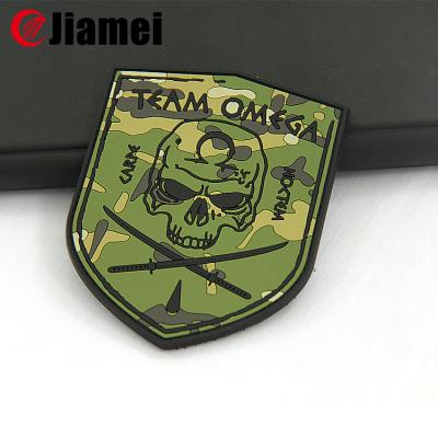 China OEM 3D PVC / Rubber Embossed Military Uniform Badges for sale