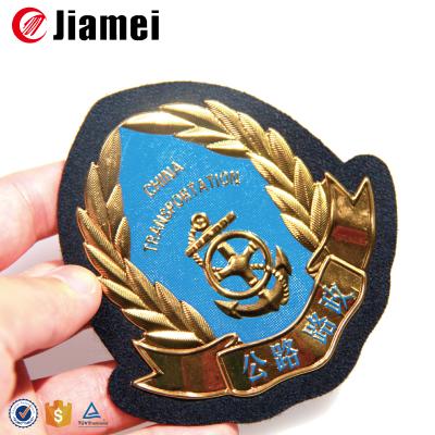 China 3D Machine Embroidery Chevron Eto Shield Uniform Arm Badge for sale