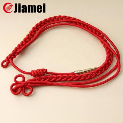 China Custom Army Aiguillette Rope Ribbon Uniform Custom for sale