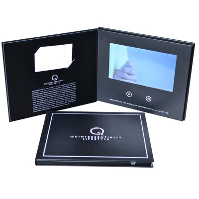 China Europe Presentation Video Folder , LCD Monitor LCD Digital Screen Video Brochure for sale