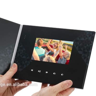 China Custom Europe holoprint video brochure 4.3inch 5inch 7inch 10inch LCD brochure card MOQ 1 PCS for company for sale