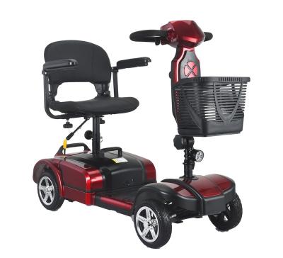 China Unisex 4 Wheel Mobility Scooter for Travel, Adults, Eldery-Long Range Power Battery 16KM With Charger and Basket Included for sale