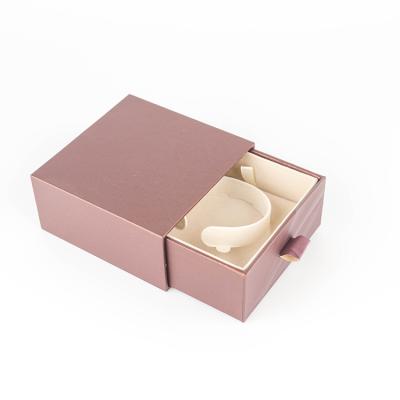 China Creative Repurposed Materials Drawer Box With Custom Ribbon Bracelet Storage Packaging New Year Valentine Gift Boxes for sale