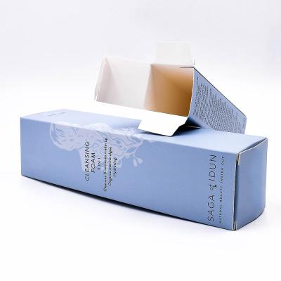 China White Foldable Paper Box Reused Logo Cosmetic Packaging Box Custom Made Materials Cardboard Paper Box for sale