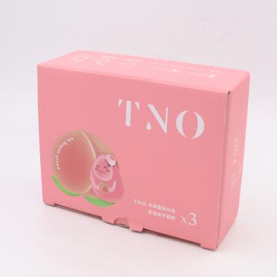 China Biodegradable Customize Folding Box Cosmetic Pink Luxury Paper Lined Paper Box Packaging Cardboard Paper Box for sale