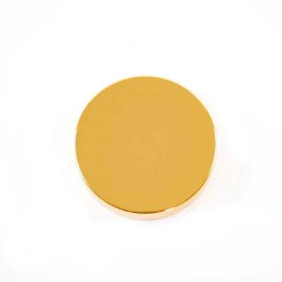 China Non Spill Hot Selling OEM High Quality Gold Shiny Gold Double Wall Aluminum Plastic Screw Cap for sale