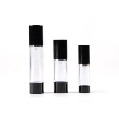 China BEAUTY PACKAGING Classic Style Transparent Aluminum Airless Pump Bottle For Lotion for sale