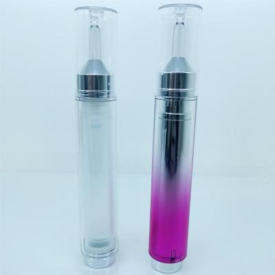 China Primary Packaging 15ml Eye Cream Syringe Airless Packaging Bottle for sale