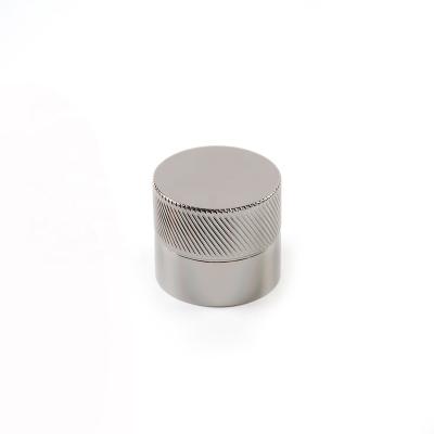 China Non Spill Good Design Round Aluminum Perfume Cap For Glass Bottle for sale