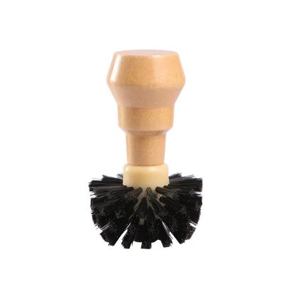 China New design sustainable espresso tools 51/53/58 mm coffee powder bowl cleaning brush portafilter cleaner for sale