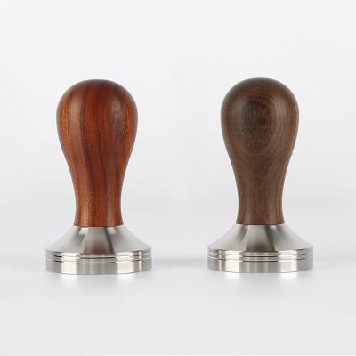 China Modern High Quality Brown Stainless Steel Coffee Espresso Machine Coffee Tamper for sale