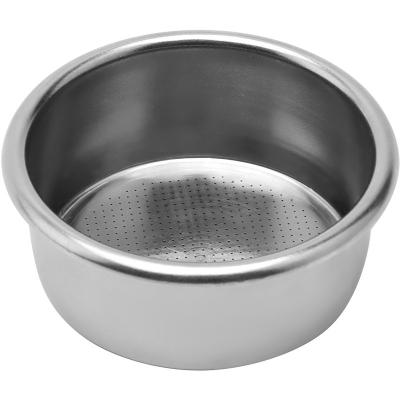 China Modern Stainless Steel Coffee Portafilter Basket Coffee Machine Powder Bowls for sale