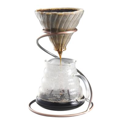 China v60 coffee drip device hand drip coffee filter cup set brew rack stand viable hot selling display stand for sale