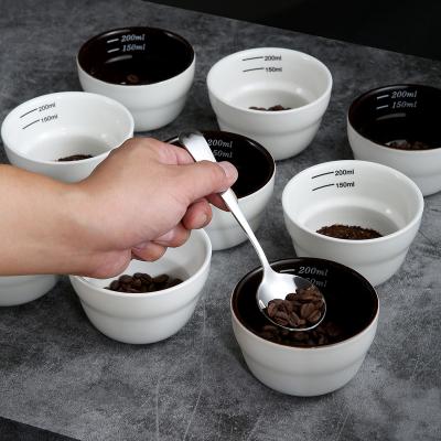 China Sustainable Coffee Bean Bowl Wholesales Measuring Cups And Spoons Ceramic Bowl for sale