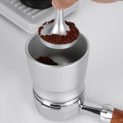 China New Modern Aluminum Alloy Coffee Powder Cup Espresso Portafilter Dosing Cup Espresso Dosing Funnel for sale