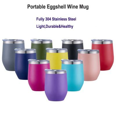 China Custom Double Tumbler Disposable Insulated Business Beer Wine Stainless Steel Drinkware Sublimation Eggshell Travel Wall Coffee Mug Tumbler for sale