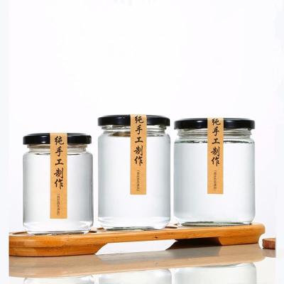 China Sustainable Round Versatile Circular Glass Storage Jars With Various Sizes And Airtight Seals for sale