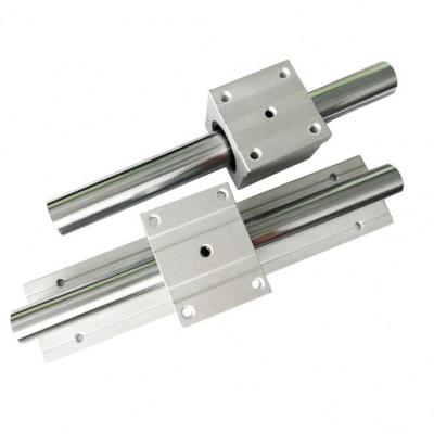 China CNC Machinery Automated Aluminum Round Linear Guide Rail SBR and Linear Slide Block SBR and SBRLUU for sale