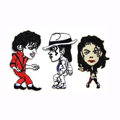 China 3D No Minimum MOQ Customize Various Michael Jackson Iron Patches for sale