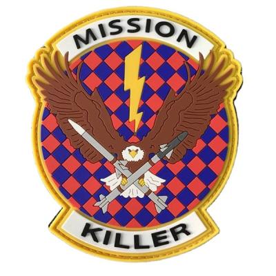 China 3D Blast 3D Custom Mission PVC Patches  3D, Sustainable, Handmade, Customized for sale