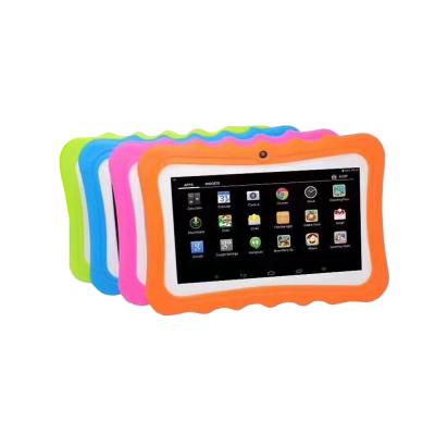 China Drop Resistance Super Kids Android 4.4 7 Inch Super Kids Tablet 1024*600 IPS Screen Smart Tablet PC With Quad Core for sale