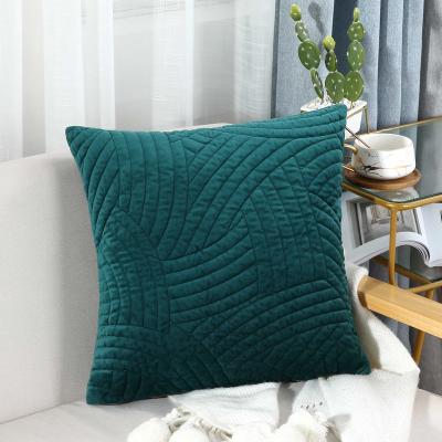 China High Quality Geometric Multicolor Hotel Tile Design Cushion Pillow Embroidered Cushion Cover For Home Decorative for sale