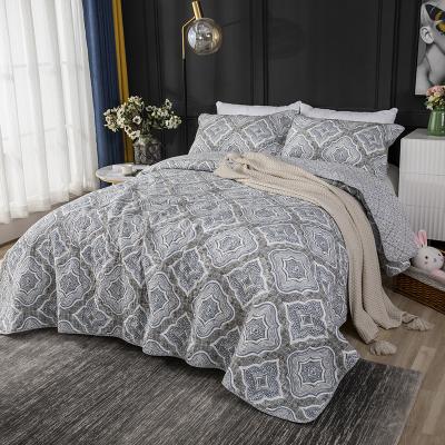 China Sustainable New Arrival Front Cotton Print Custom Eco Friendly Printing Four-Piece Bed Set for sale