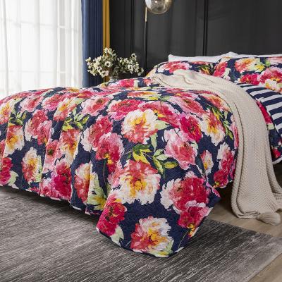 China Viable in Low MOQ Wholesale Custom Sale 80%Cotton 20%Polyester Bedspread Set Bedding for sale