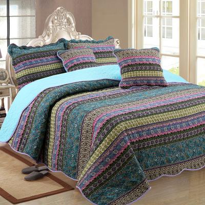 China Good Eco-friendly Sustainable Wholesale Direct Selling 80%Cotton 20%Polyester Bedspread Set Bedding for sale